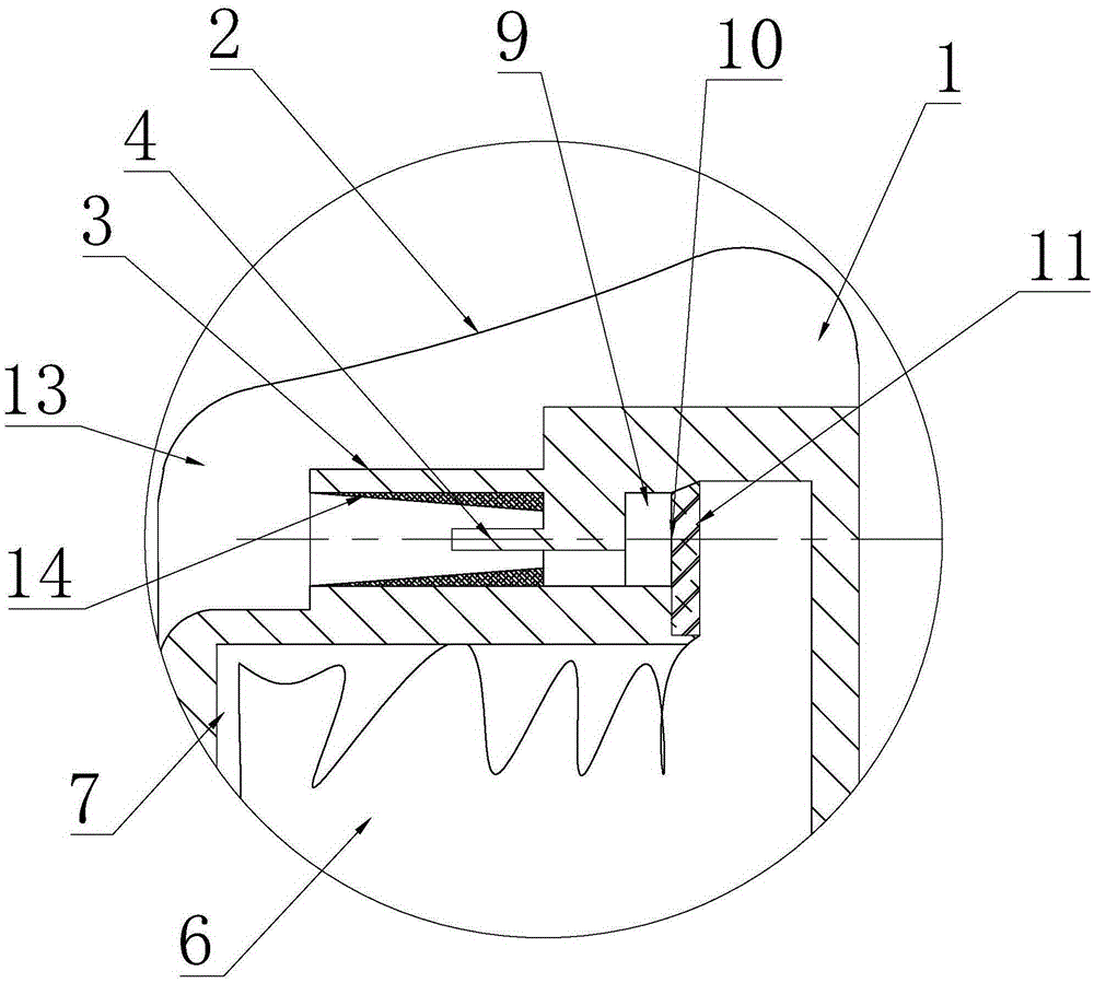 Emergency device used for tire of all terrain vehicle