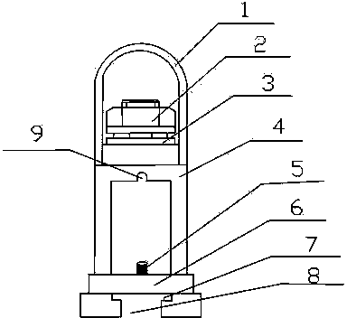 Elevating device with falling prevention function