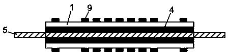 Lead dot squeezing type visco-elasticity friction damper