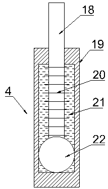 Pipeline buffering support frame capable of being turned and adjusted