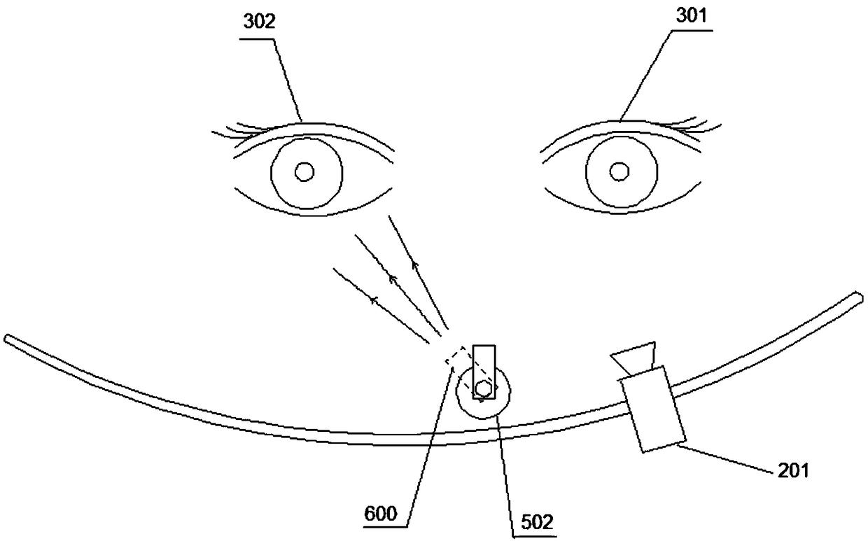 Iris information measuring system without light reflection