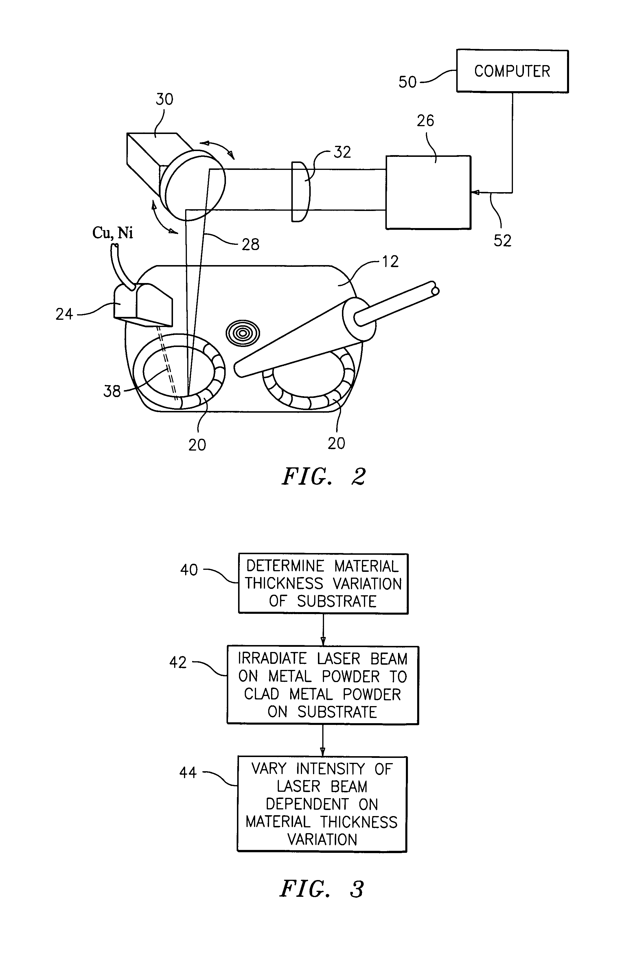 Method and system for laser cladding