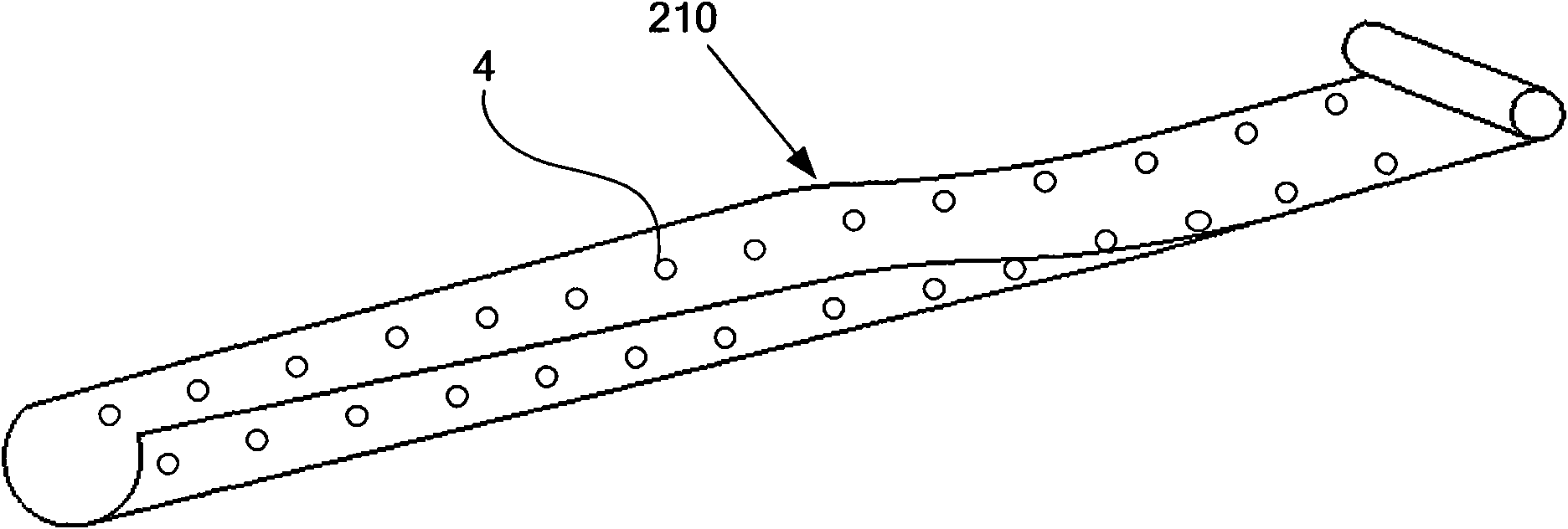 Thin-wall sleeve-type space development mechanism