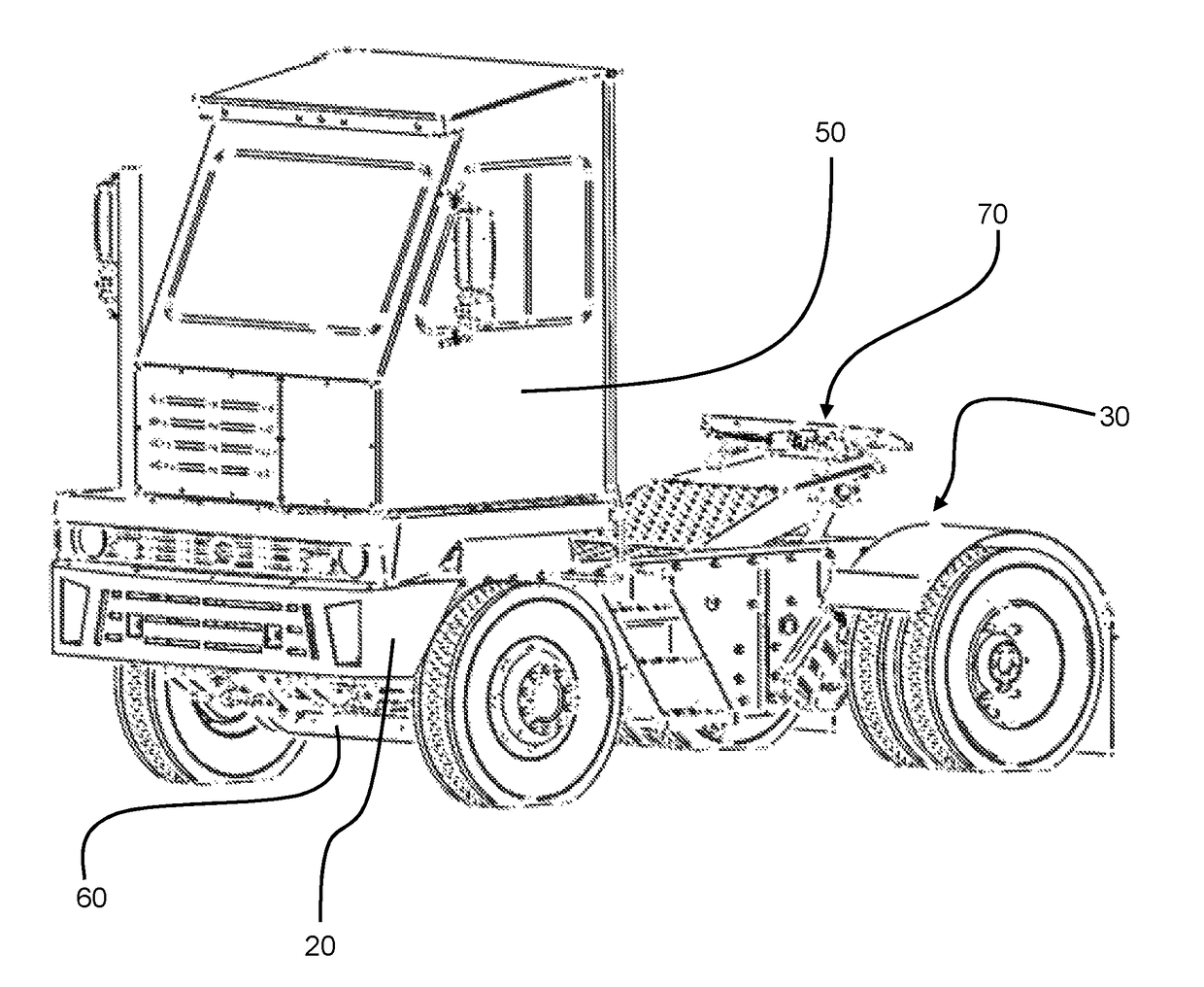 Vehicles configured for removable attachment of implements