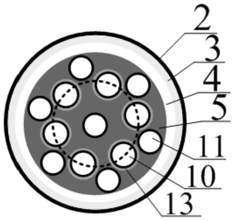 An air electric heater with percolation holes on the heating tube