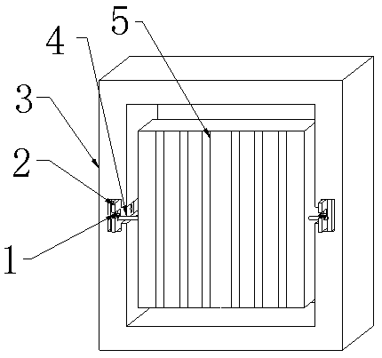 A radiator mounting structure