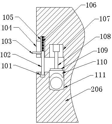 A radiator mounting structure