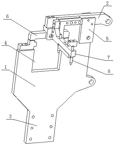 Locating plate of sheet structure