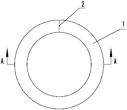 U-shaped ring for gas generator and its manufacturing process