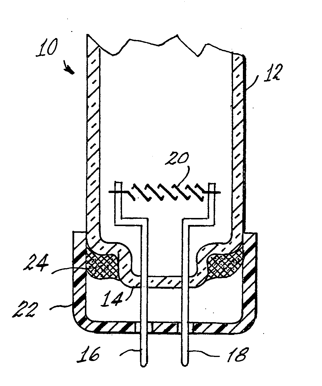 Method of controlling leachable mercury in lamps