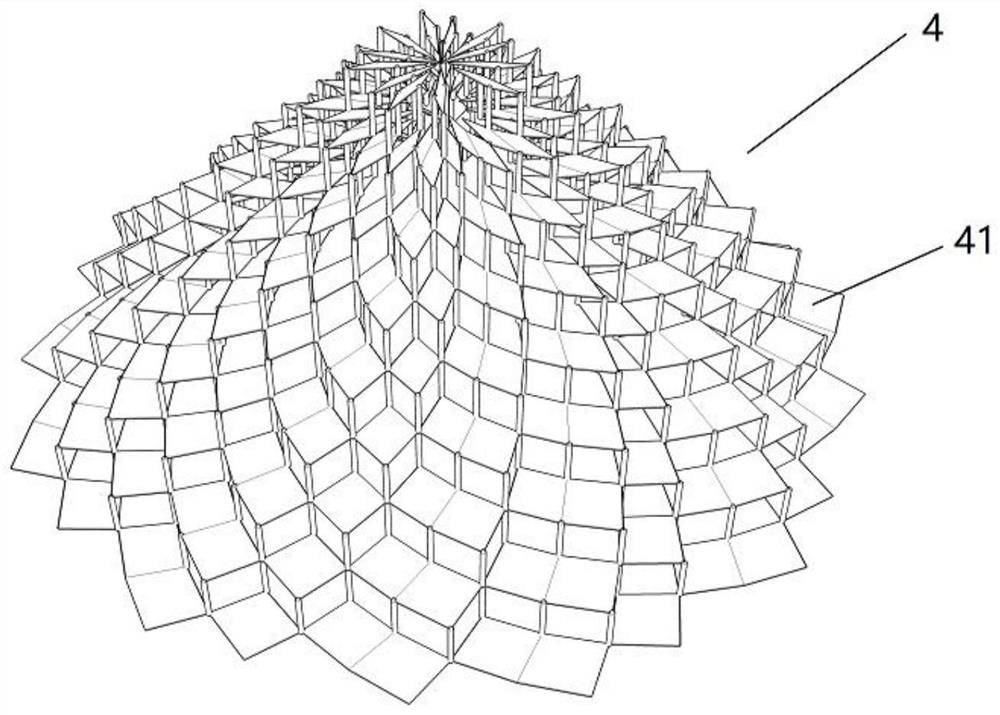 A new type of shutter with plant phyllotaxy