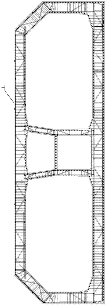 Large-volume anti-deformation steel reinforcement cage and binding method thereof