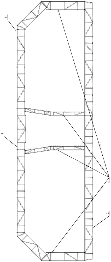 Large-volume anti-deformation steel reinforcement cage and binding method thereof