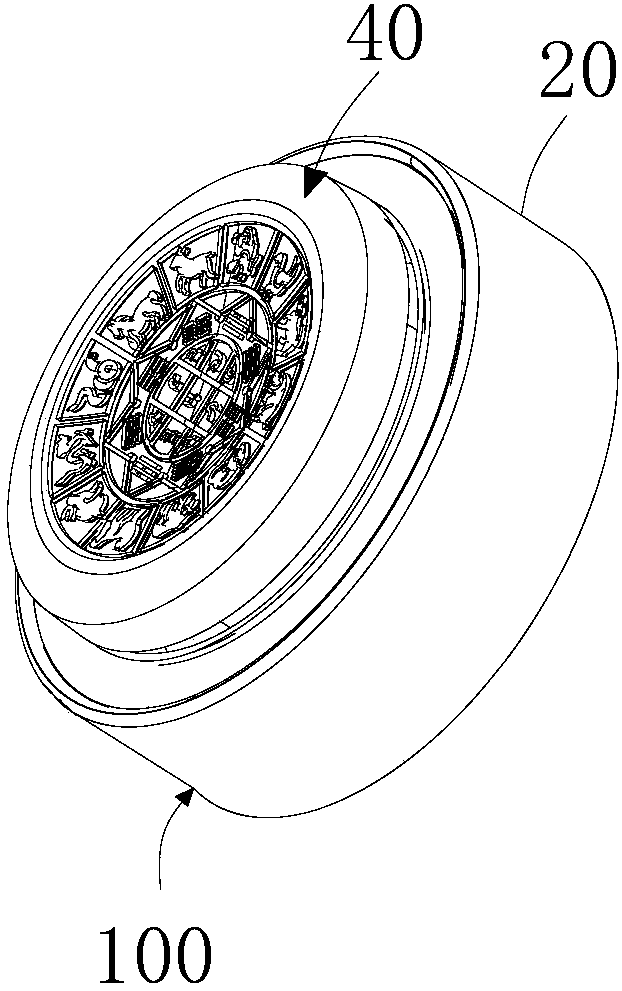 Counting method and system for prayer wheel, and prayer wheel