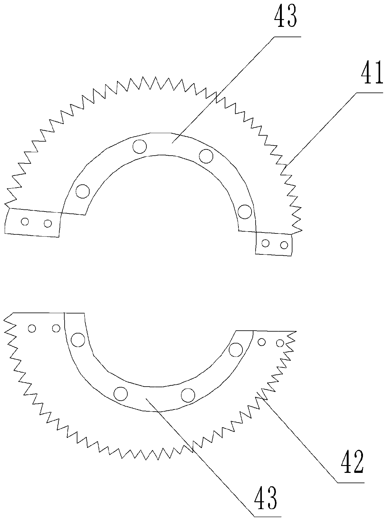 Three-dimensional winding core winding device