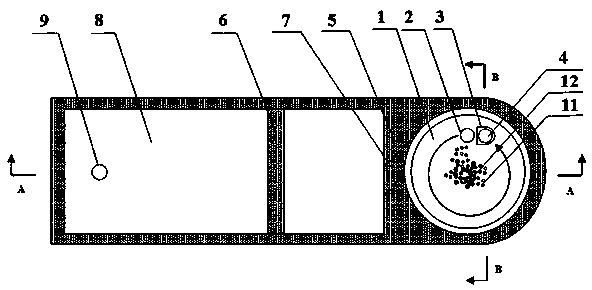 Method of purifying molten steel in tundish by gas vortex and molten steel purification device