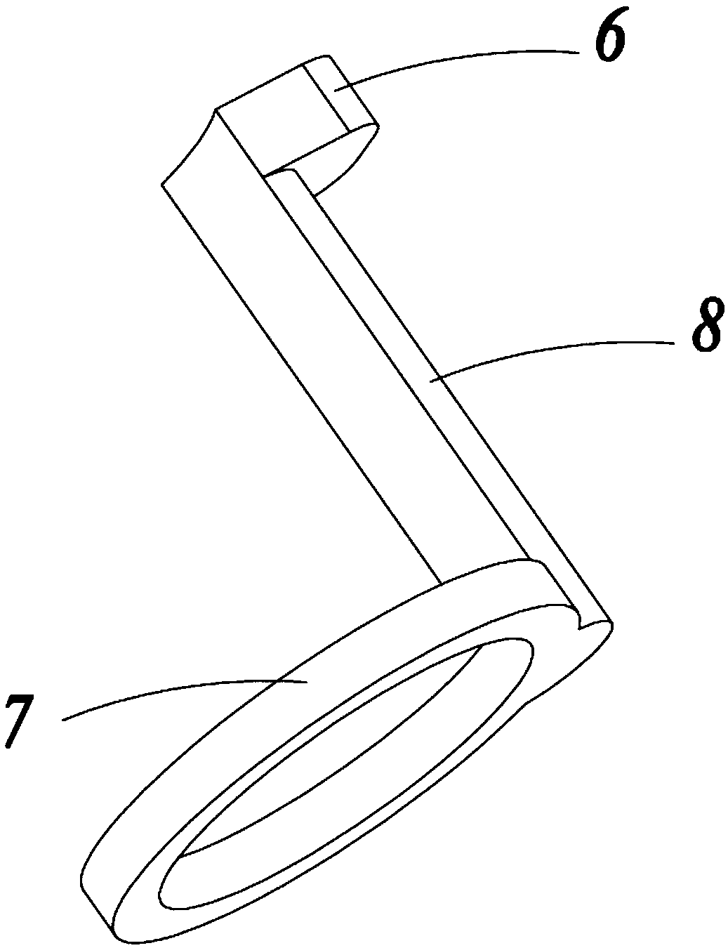 Dust collecting device and dust collector provided with same