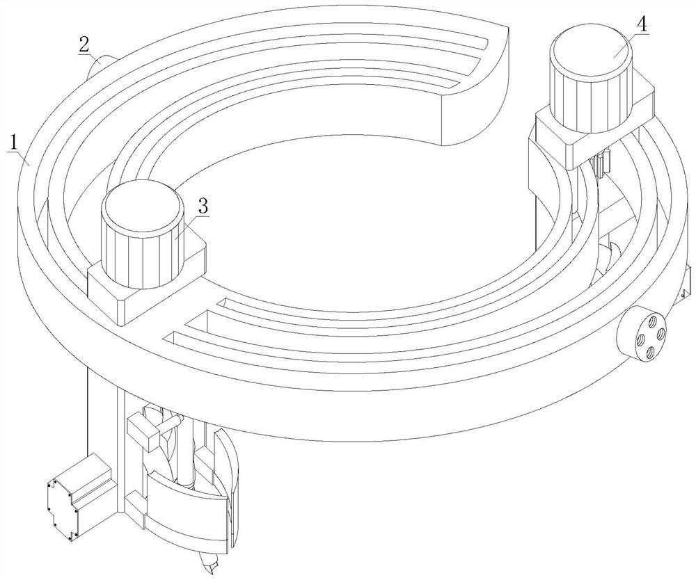 Landfill equipment of pre-buried fertilization device and implementation method of landfill equipment