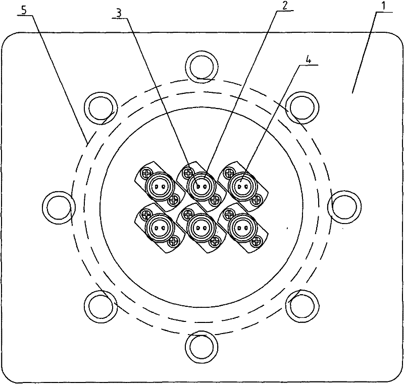 Metal sealing terminal plate