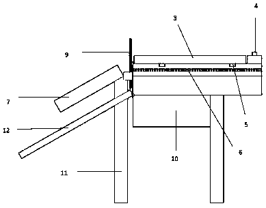 Pre-embedded part experiment special template measuring and machining device and use method thereof