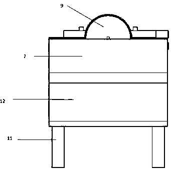 Pre-embedded part experiment special template measuring and machining device and use method thereof