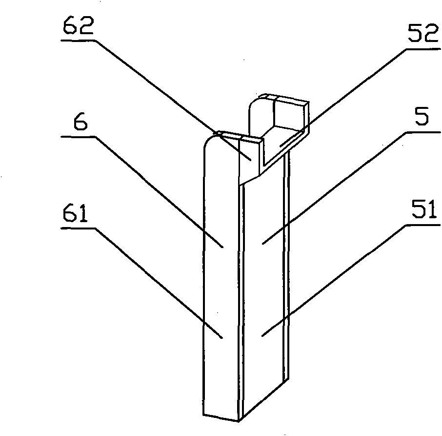 Outer portal frame of forklift truck, triple portal frame of forklift truck and forklift truck