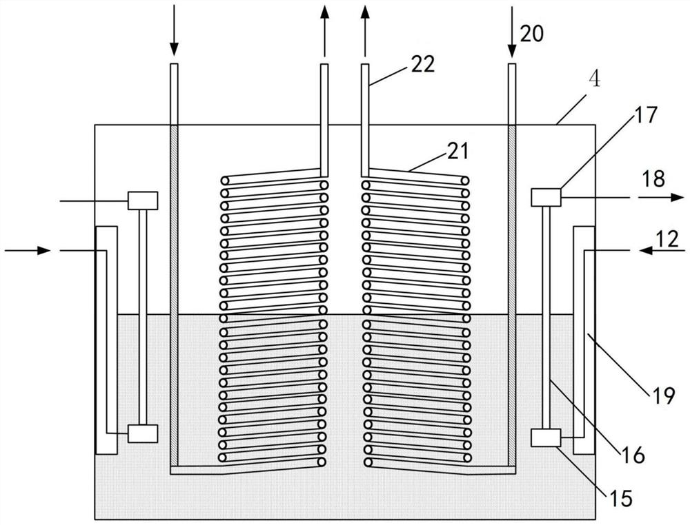 A passive air cooling system applied to pccs heat exchange tank