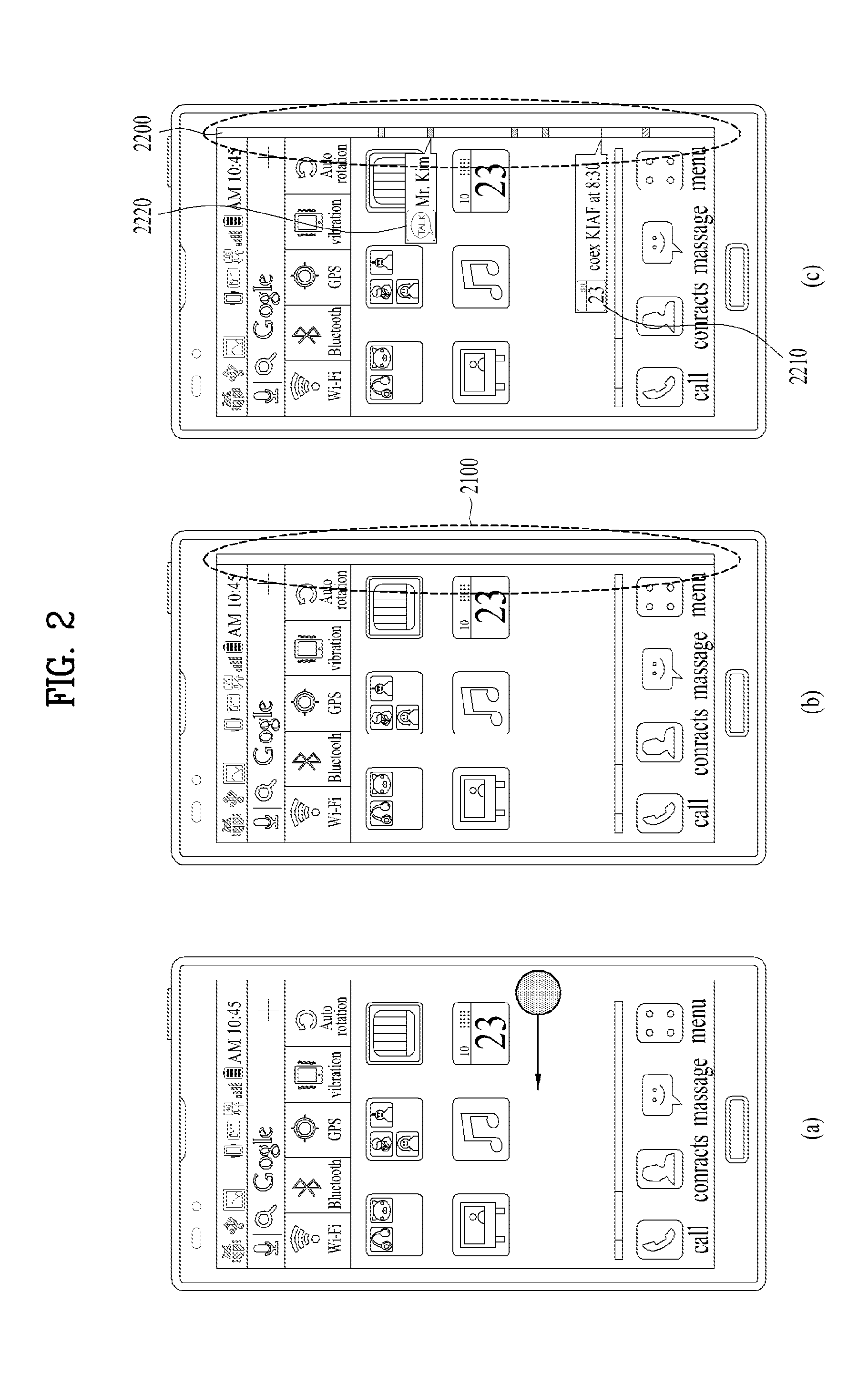 Apparatus for processing a schedule interface and method thereof