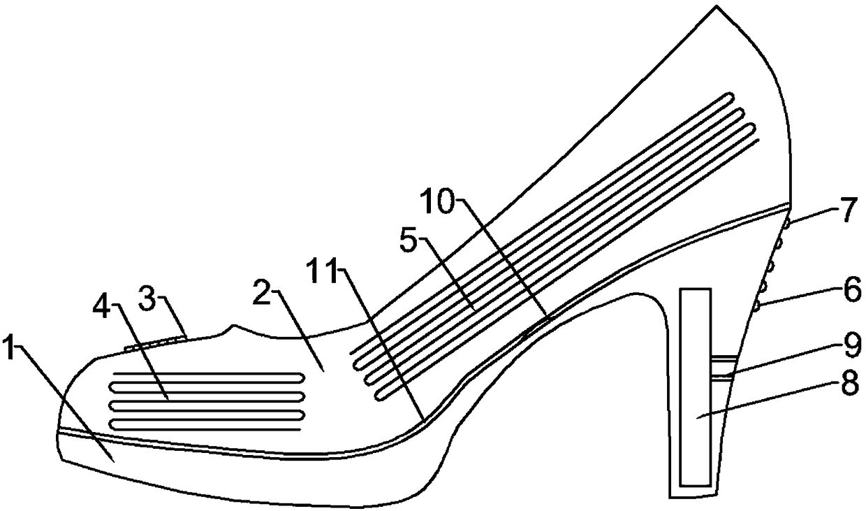 Smart heating leather shoes