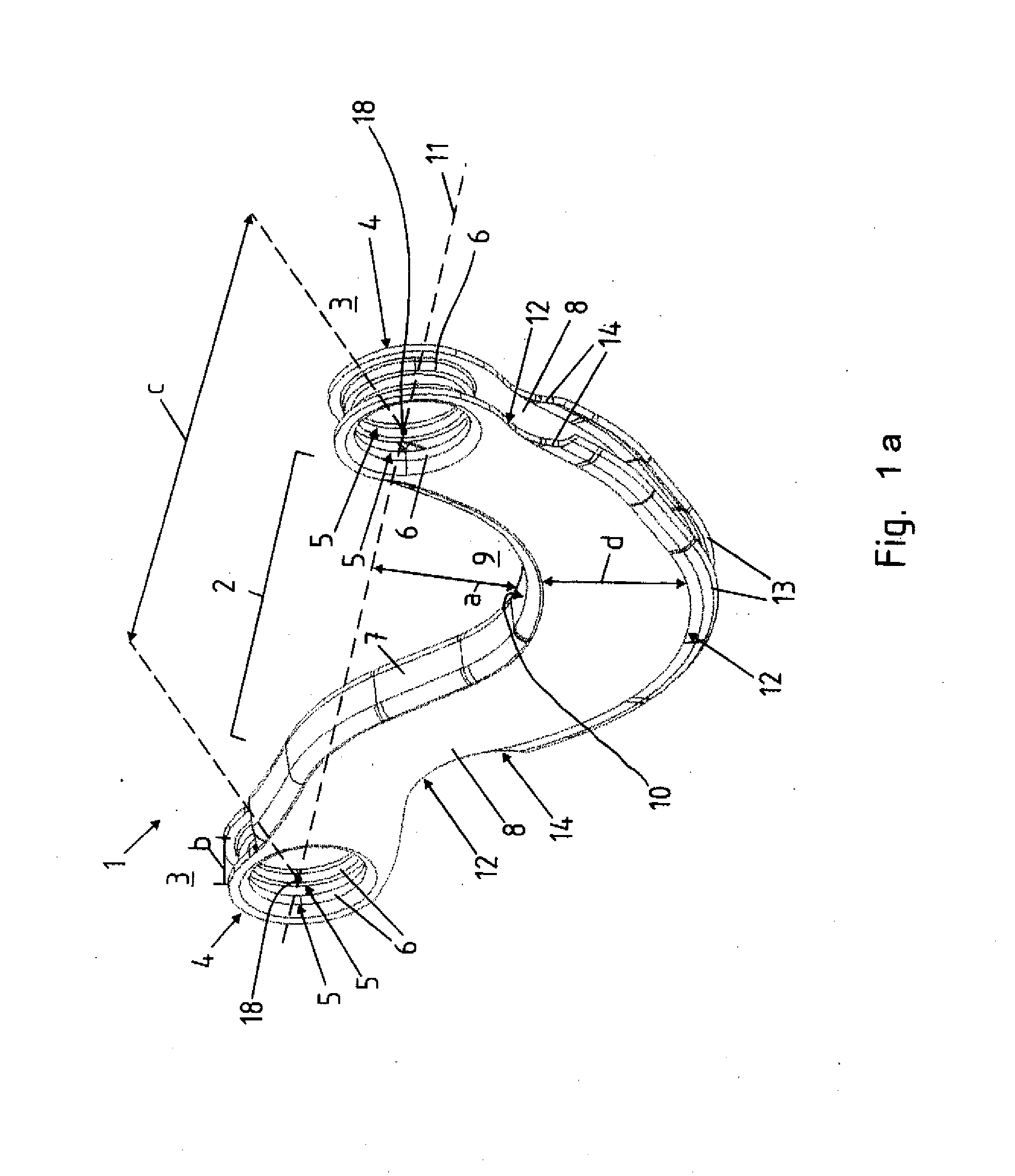 Transverse control arm, and method for producing a transverse control arm
