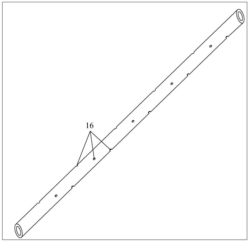 Controllable jet punching pressure relief device and method for soft coal seam