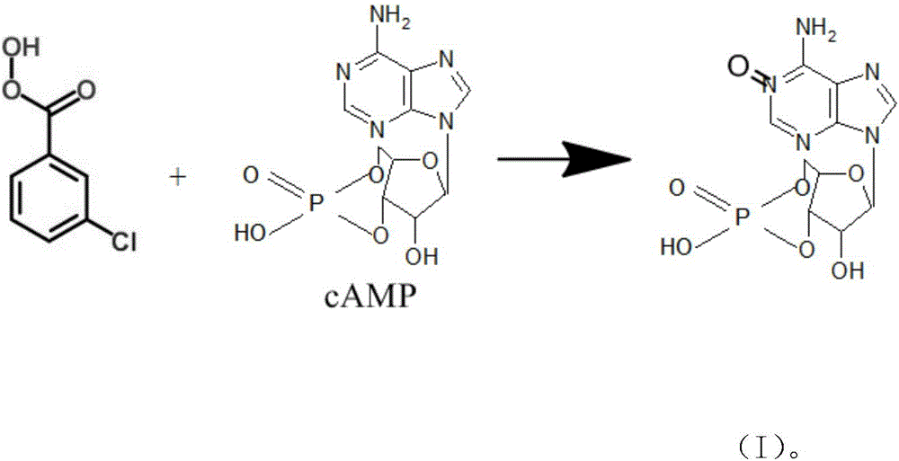 Preparation method of adenosine cyclophosphate oxide impurity