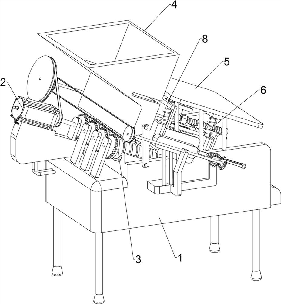 Corn husk stripping equipment for agriculture