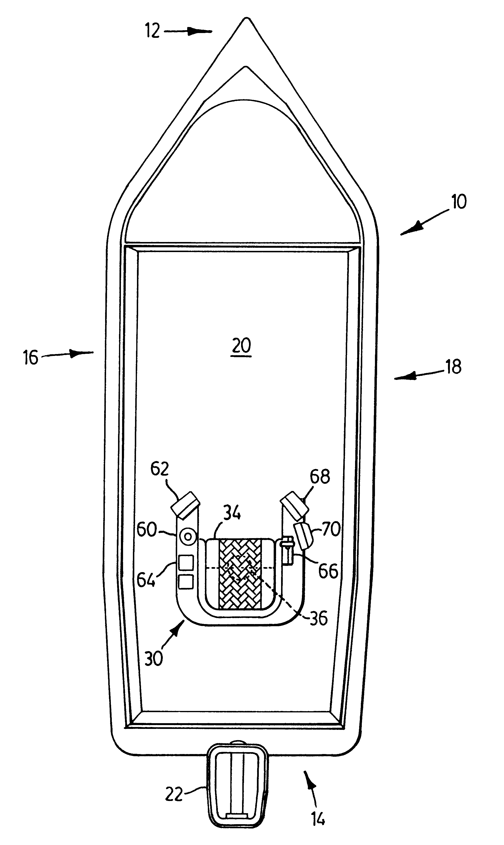 Control console and seating arrangement for motorized watercraft