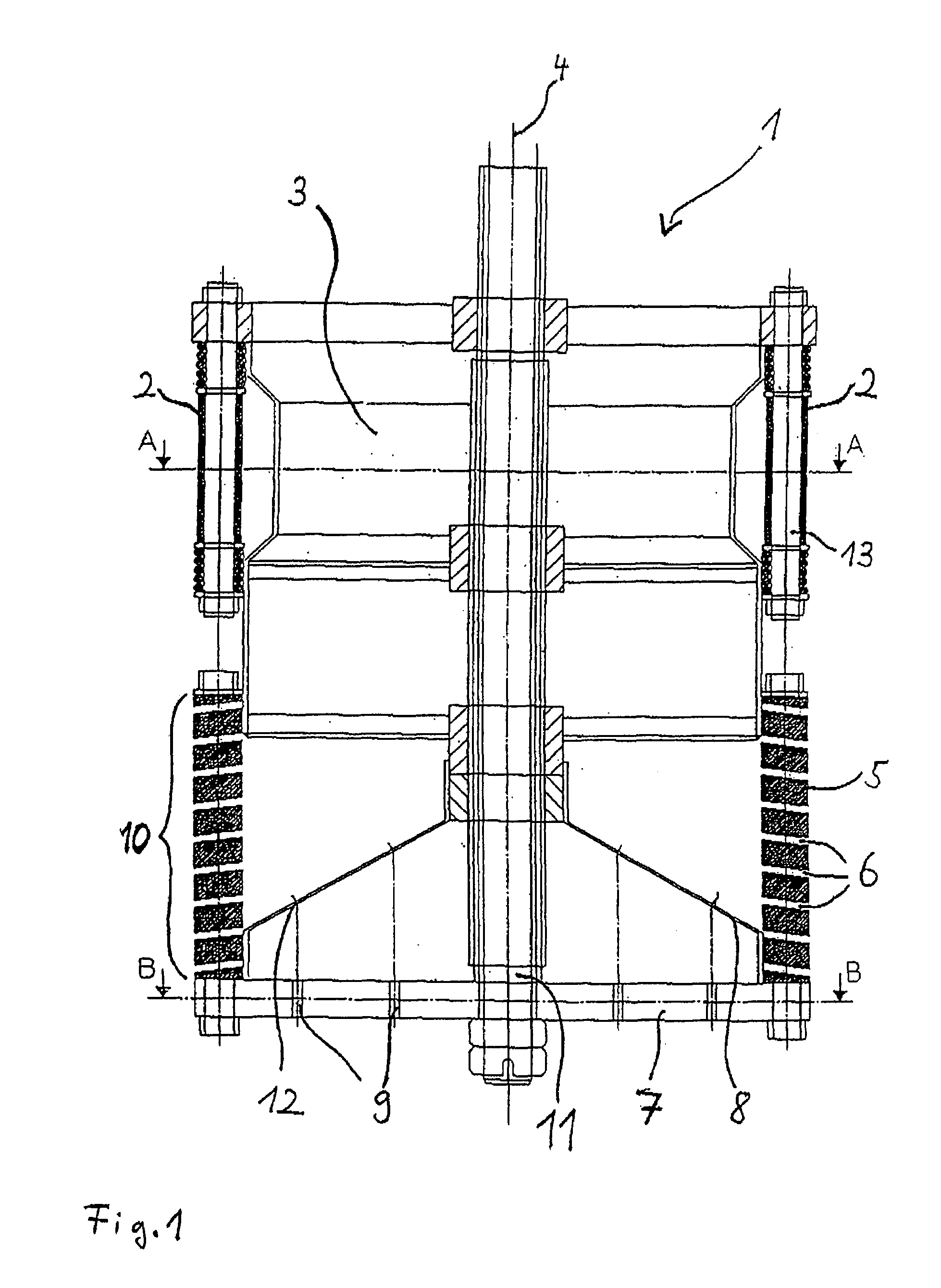Device for spraying water