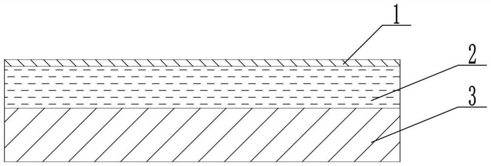 Surface micro-crosslinking process suitable for preparing deep-texture film