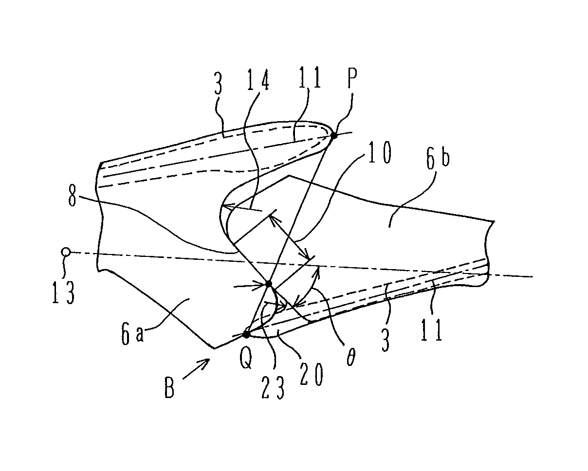 Long steam turbine rotor blade having particular cover