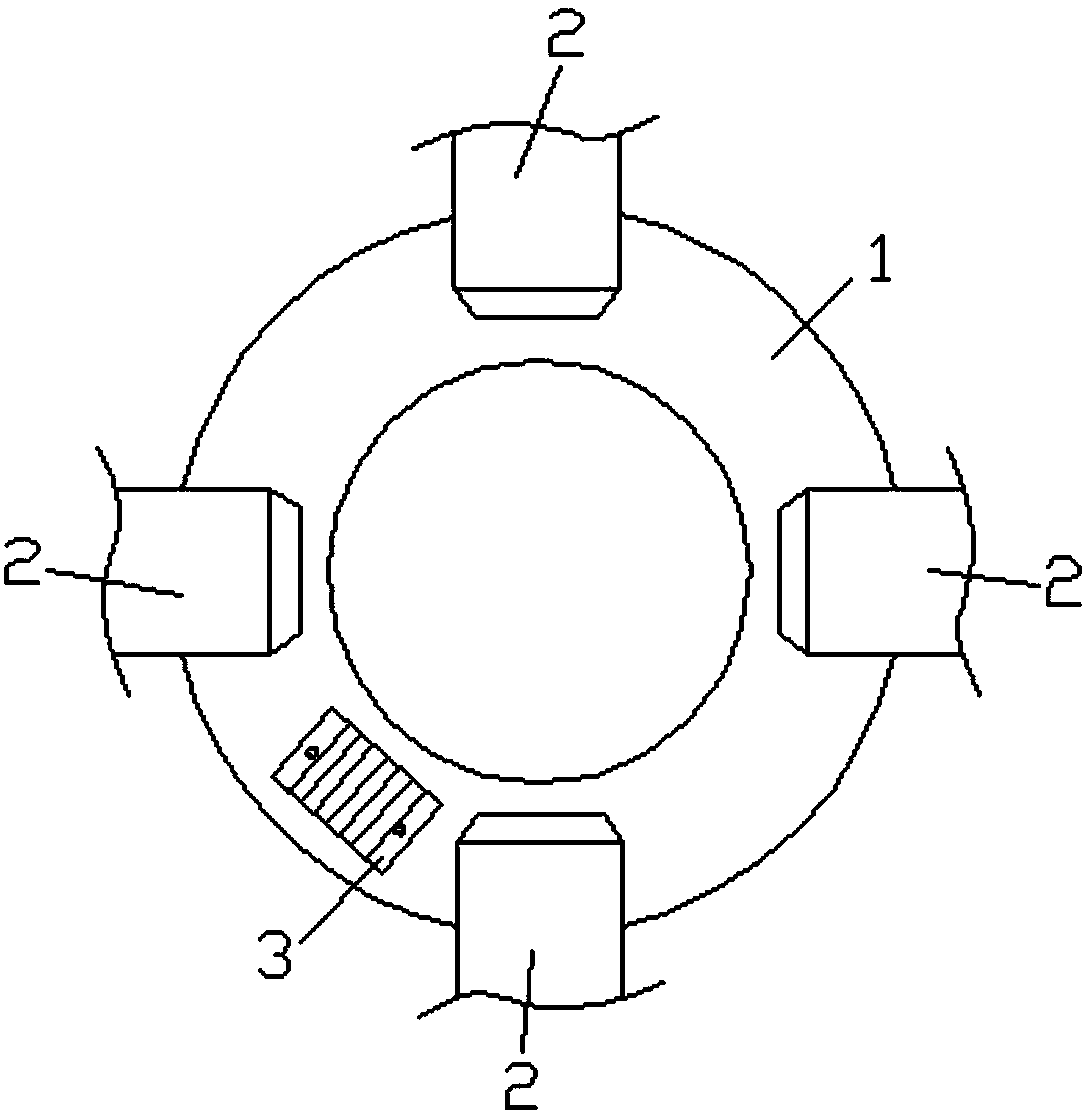 Yaw brake used for wind turbine generator set and provided with automatic cleaning function