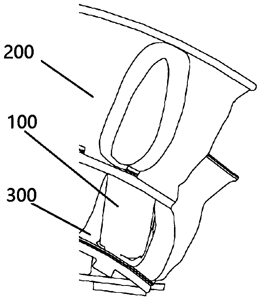 A light-weight force transmission strut structure and casing with the strut structure