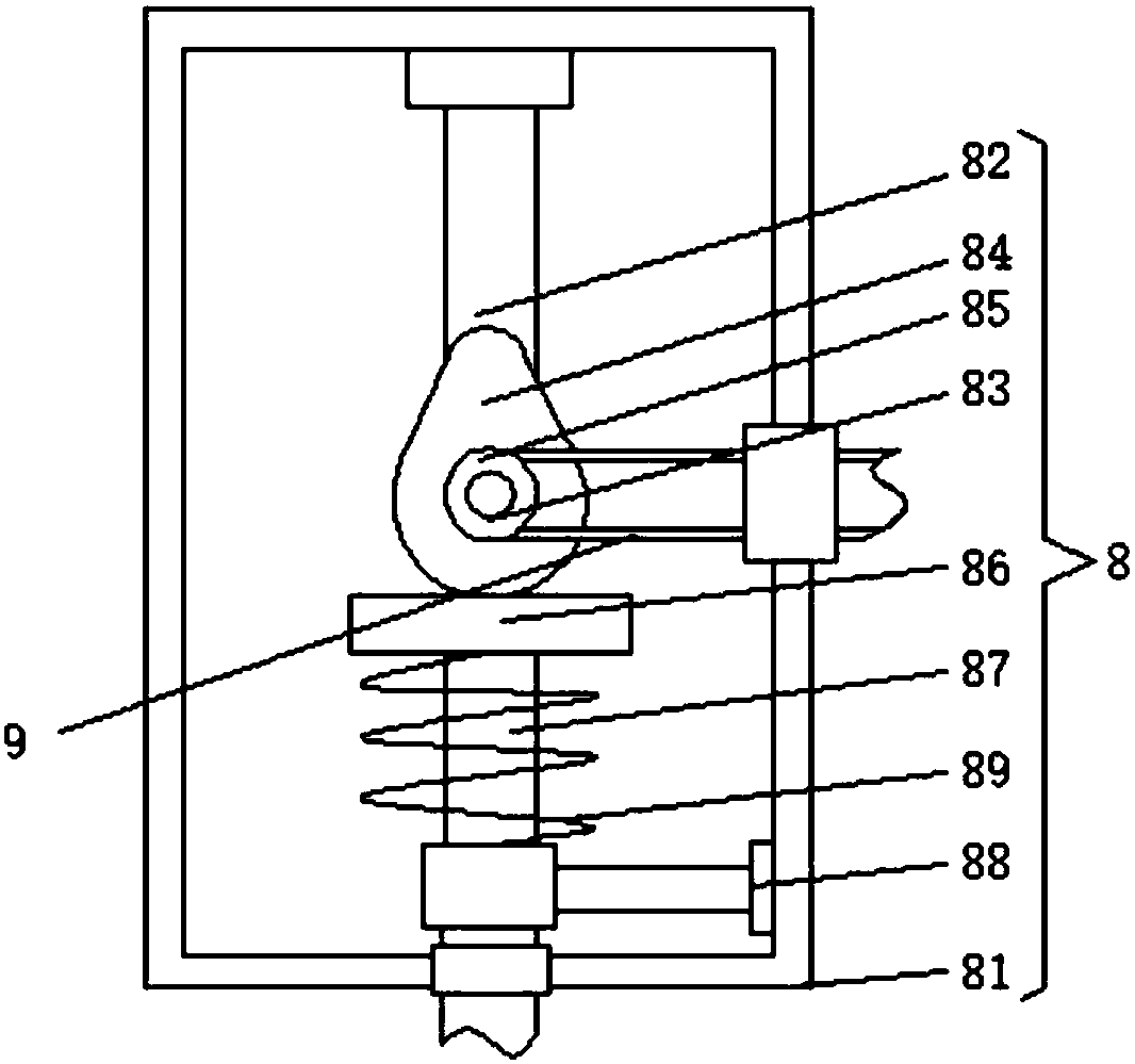 Concrete crushing device for road construction