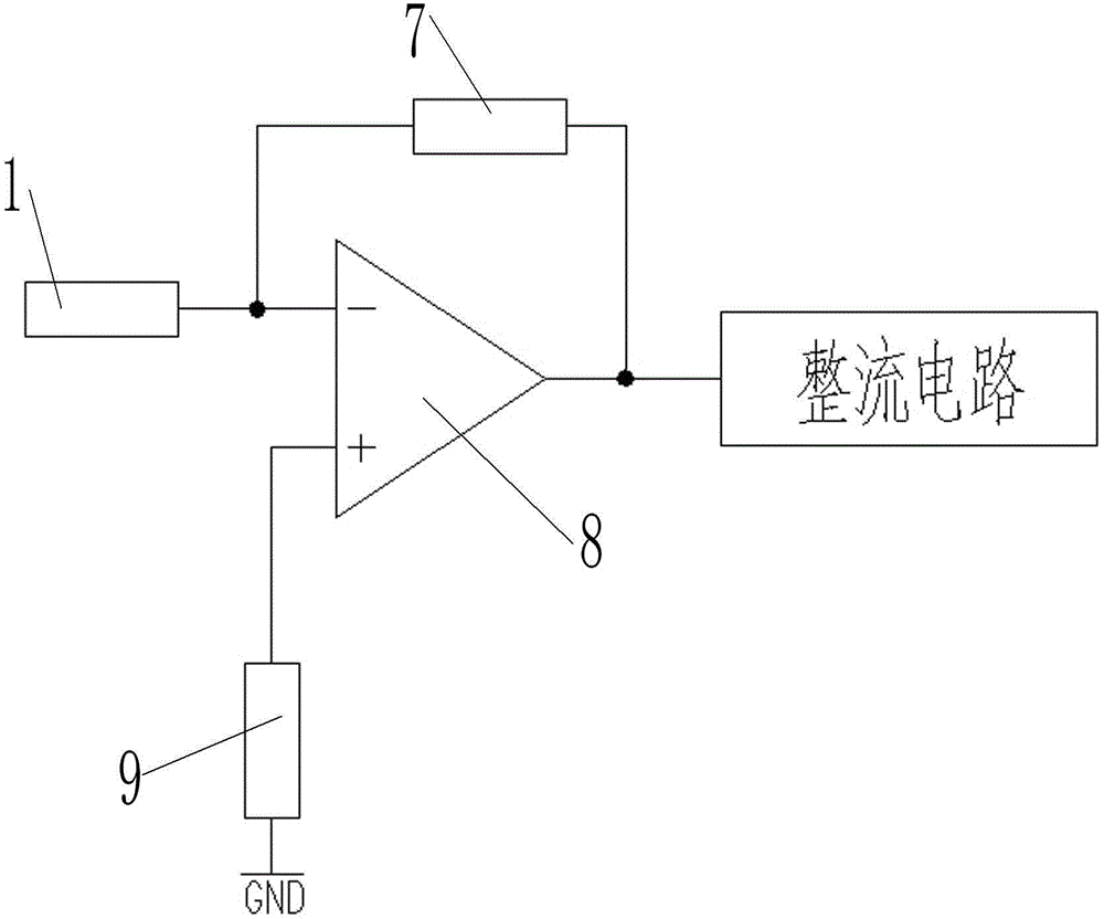 Circuit for preventing power source protection caused by overlarge motor starting surge currents