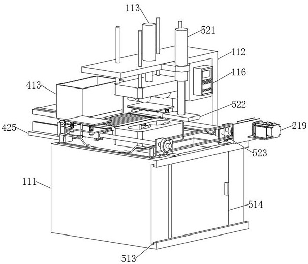 Bra cup setting machine with progressive feeding structure and use method thereof