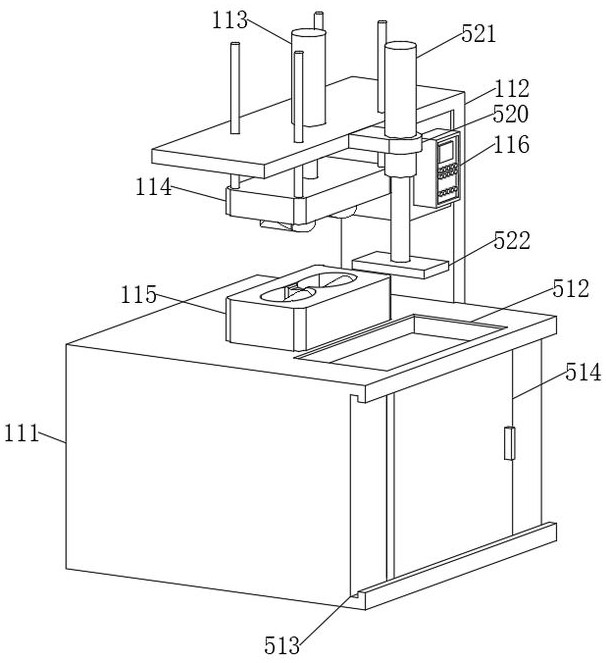 Bra cup setting machine with progressive feeding structure and use method thereof