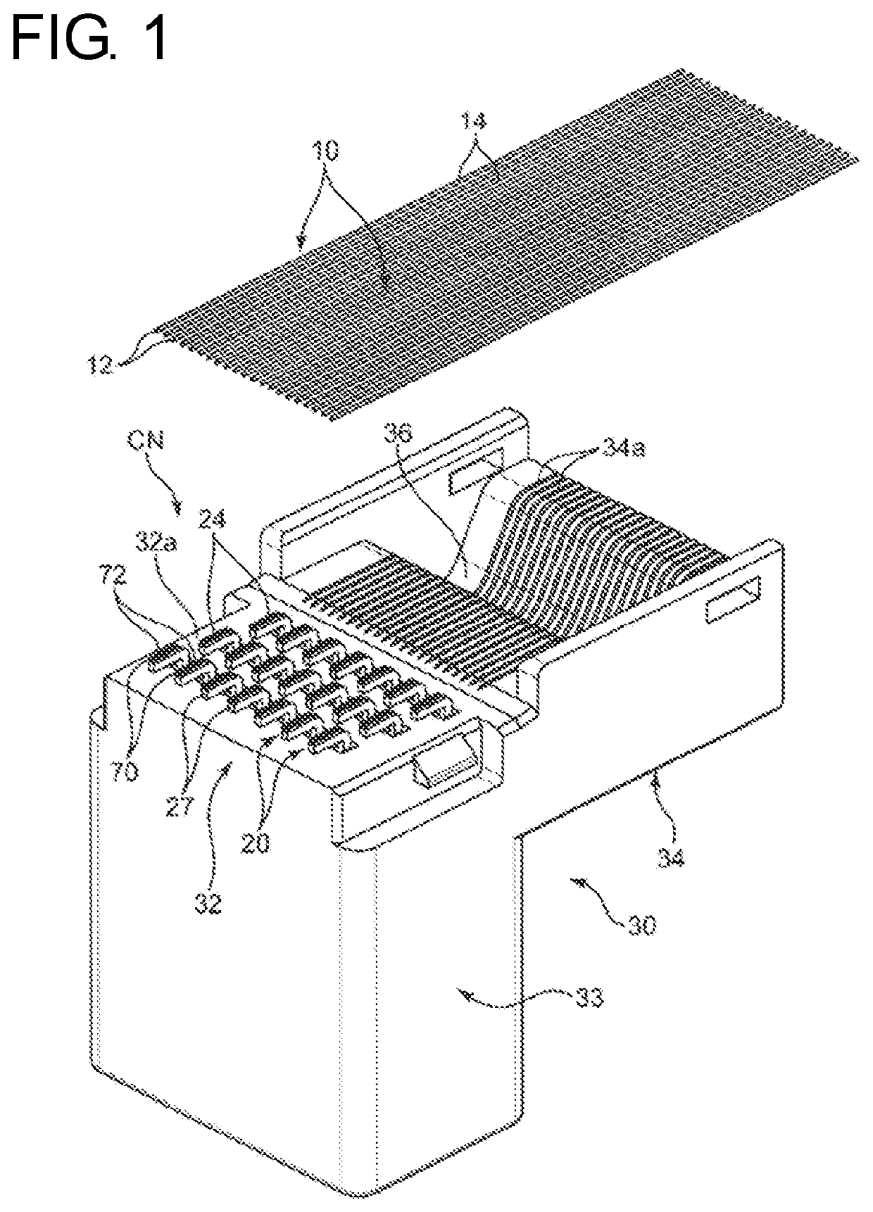 Connector and method for manufacturing electrical connection assembly provided with same