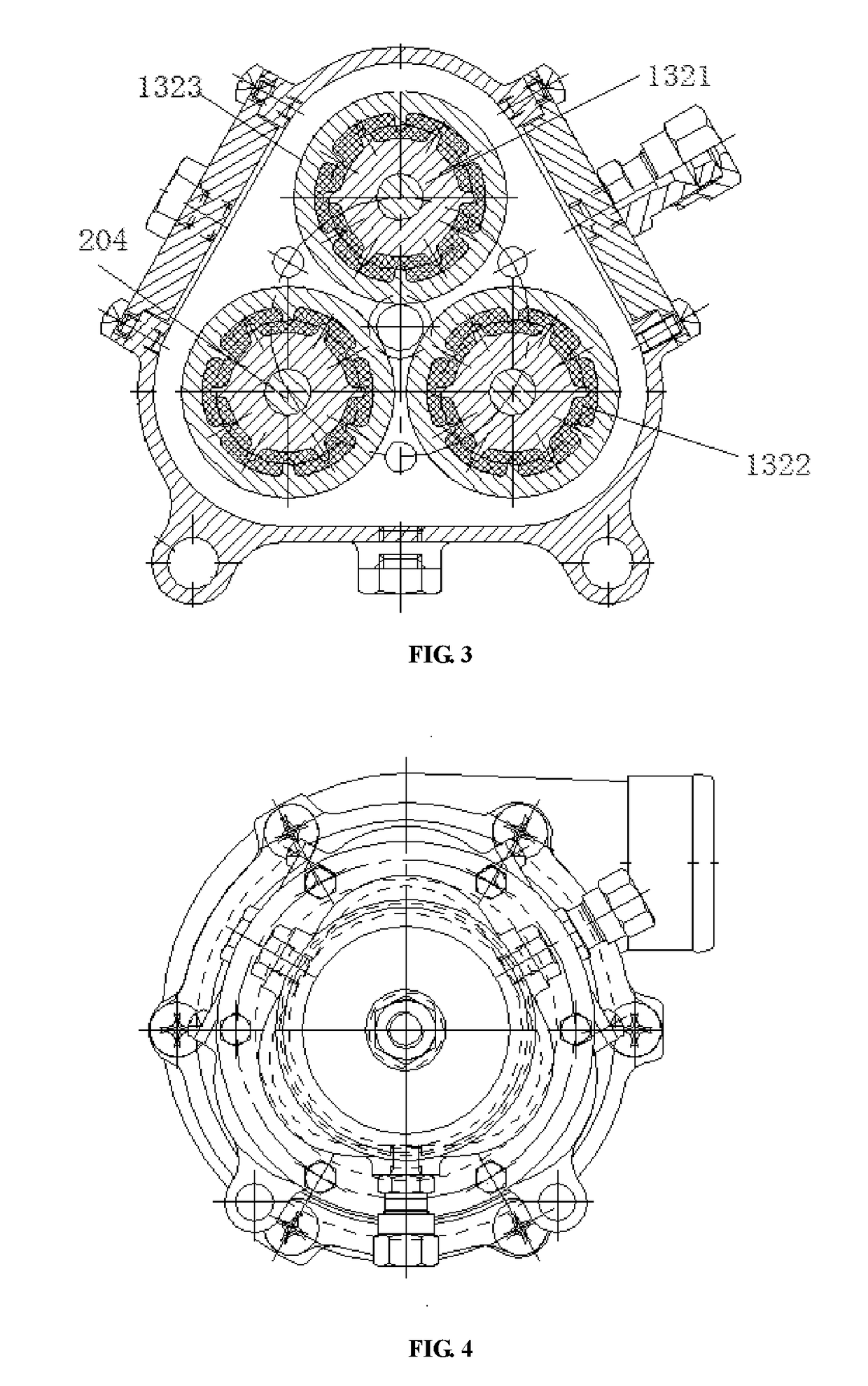 High-transmission-ratio suspension shaft centrifugal supercharger with planetary gear mechanism