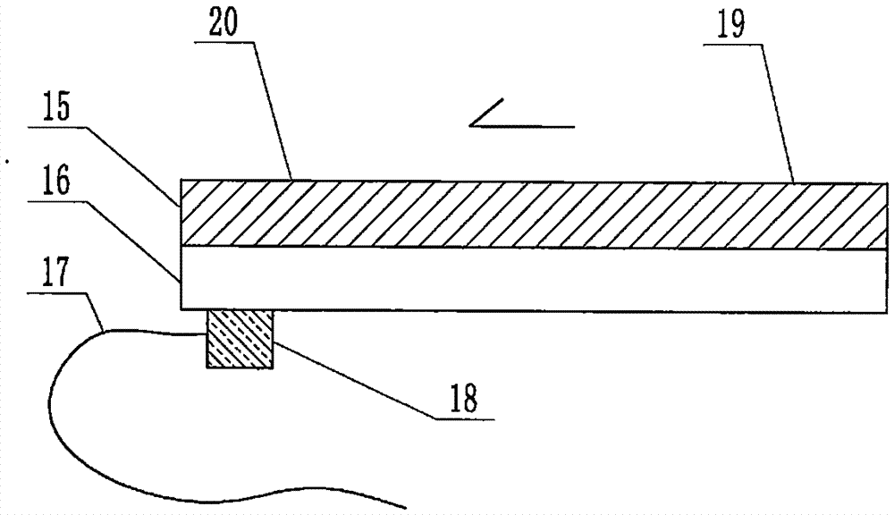 Cheap micro-fluidic device for diagnosis of AIDS and with specific fluid driving manner