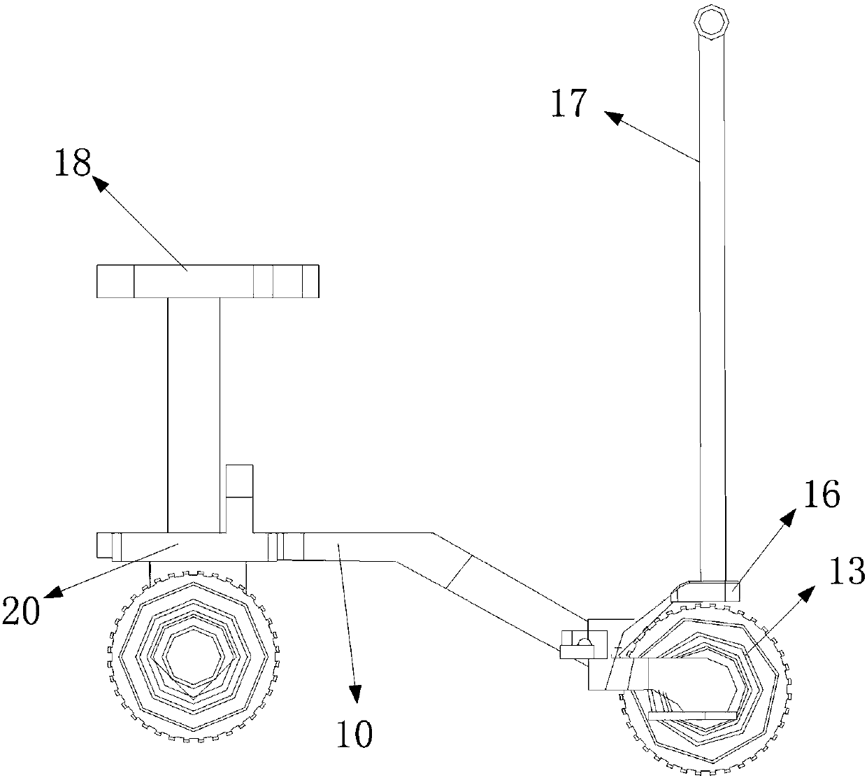 Exercise car for body building based on dumbbell fitness device