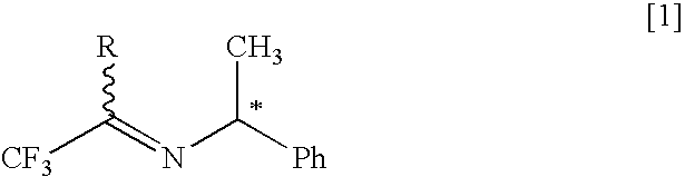 Process for producing optically active 1-alkyl-substituted 2,2,2-trifluoroethylamine