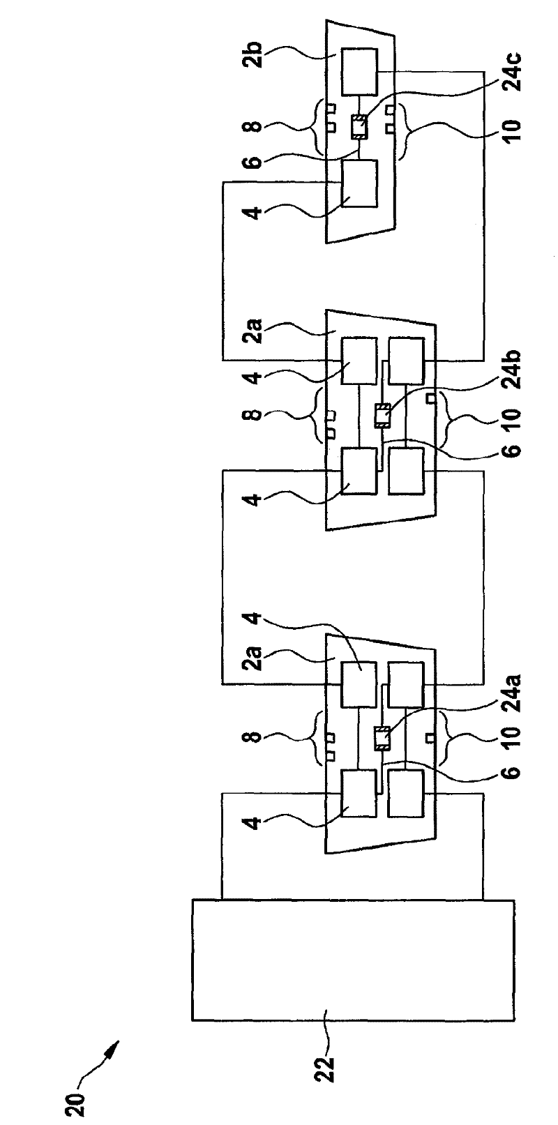 Connector element for a communication system and communication bus systems