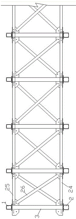 Special bracket for construction of whole bilateral post-poured flange plate and application method thereof